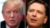Predsednik SAD Donald Tramp i bivši direktor FBI-a Džejms Komi 