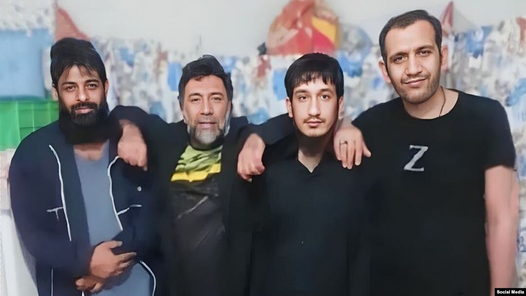 چهار زندانی بلوچ که به اعدام محکوم شده‌اند.
عکس: هه‌نگاو