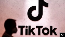 Nembo ya TikTok kwenye maonyesho ya teknolijia mjini Cologne Ujerumani. Picha ya maktaba