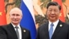 Ruski predsednik Vladimir Putin i predsednik Kine Ši Đinping tokom sastanka na marginama Foruma o Inicijativi "Pojas i put", u Pekingu, 18. oktobra 2023.