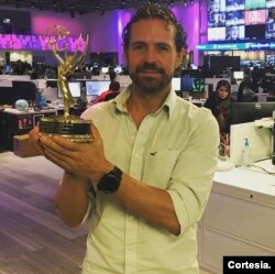 Nicolás Ibargüen ha sido galardonado con dos Premios Emmy.