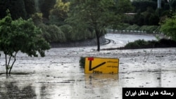 وقوع سیل در مشهد