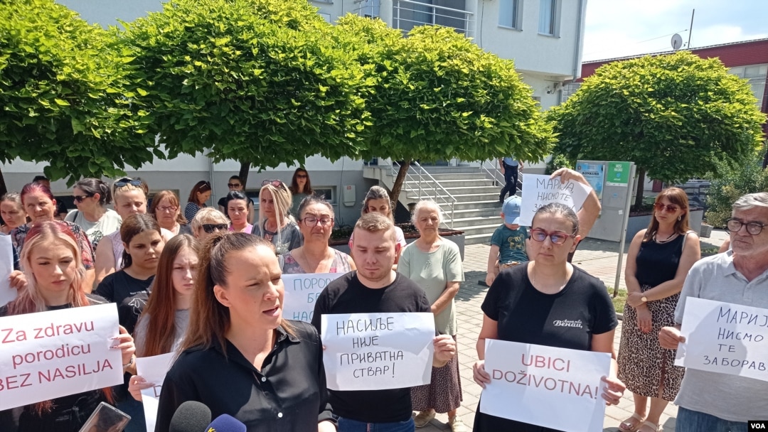 Protest u Gračanici protiv porodičnog nasilja, 9. avgusta 2024.