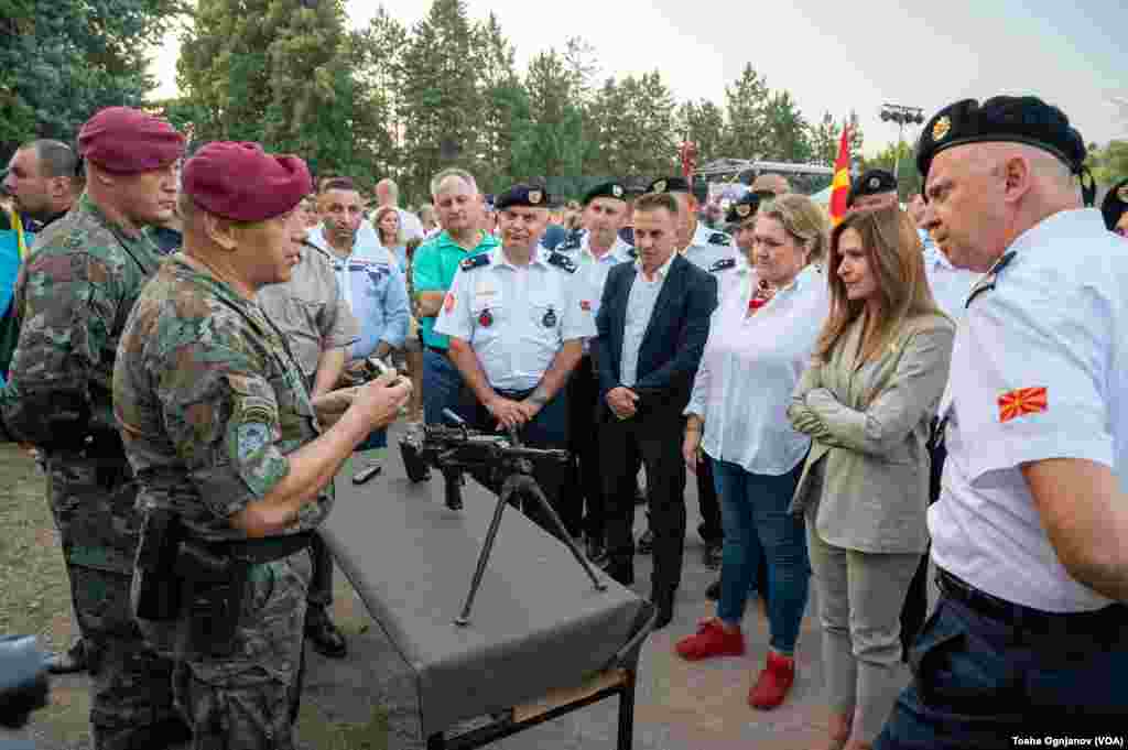Exhibition of Macedonian army for the 30th anniversary