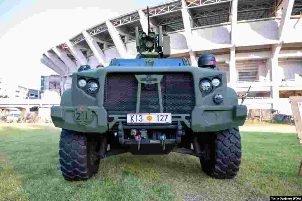 Exhibition of Macedonian army for the 30th anniversary