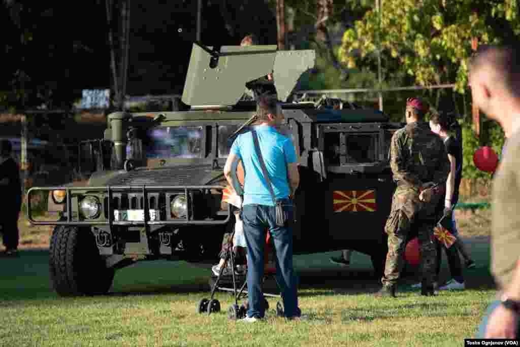 Exhibition of Macedonian army for the 30th anniversary