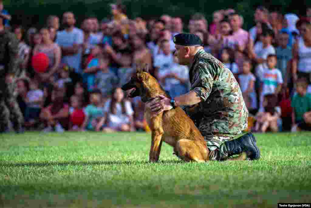 Exhibition of Macedonian army for the 30th anniversary