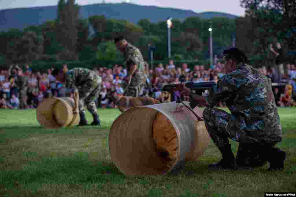 Exhibition of Macedonian army for the 30th anniversary
