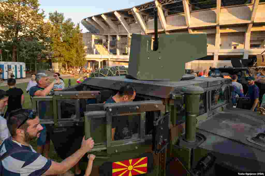 Exhibition of Macedonian army for the 30th anniversary