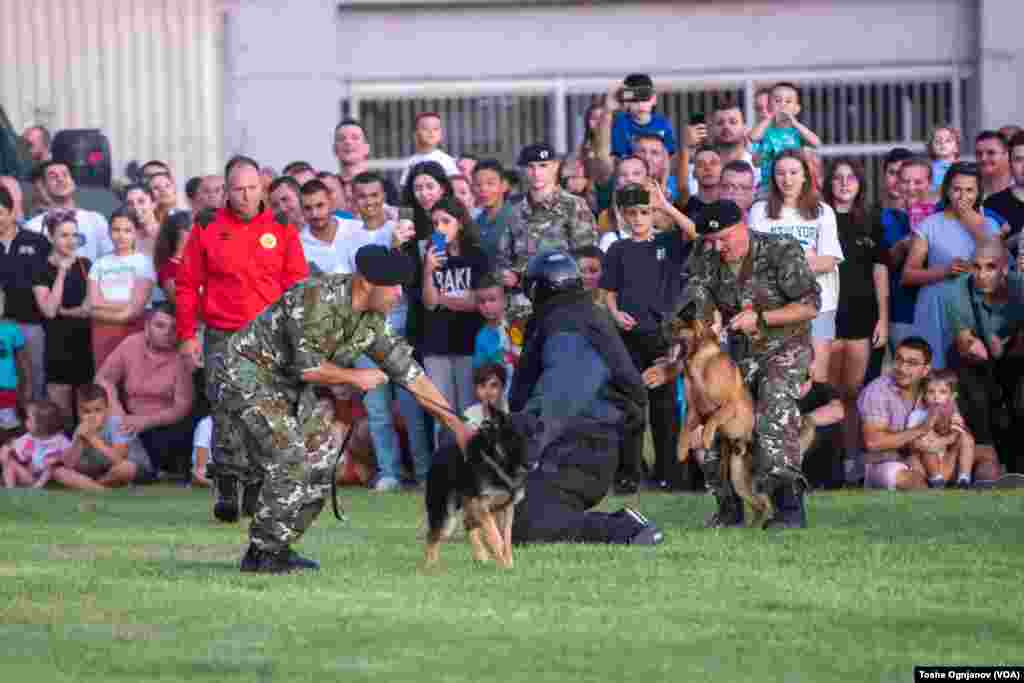 Exhibition of Macedonian army for the 30th anniversary