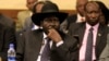 South Sudan's President Salva Kiir attends a session during the 25th Extraordinary Summit of the Inter-Governmental Authority on Development (IGAD) on South Sudan in Ethiopia's capital Addis Ababa, March 13, 2014.