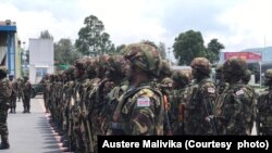 Wanajeshi wa Kenya baada ya kuwasili mjini Goma, DRC kupambana na makundi ya waasi Novemba 12, 2022