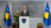 Kosovski premijer Aljbin Kurti na konferenciji za novinare u Prištini, 23. marta 2022.