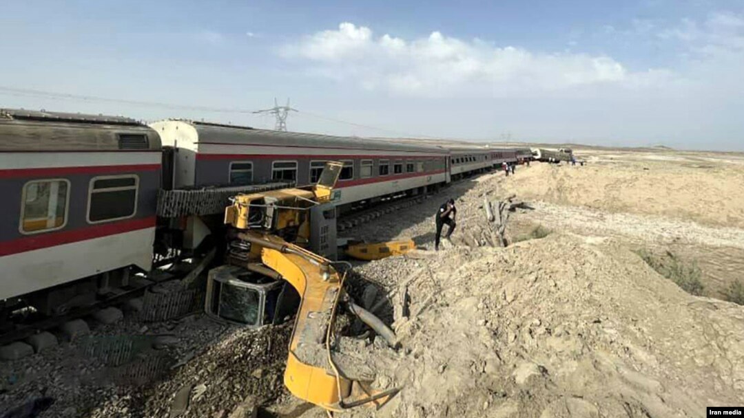 حادثه قطار مسافربری در مسیر طبس- یزد - رکنا