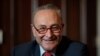 Senate Minority Leader Chuck Schumer (D-NY) listens as he meets virtually with retired U.S. General Lloyd Austin, nominated by President-elect Joe Biden to be his Secretary of Defense, at the Capitol in Washington, Dec. 15, 2020.