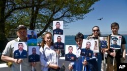 Родственники российских военных, погибших на войне против Украины (архивное фото)