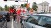 Traffic Blockade at the Government of N. Macedonia, Rally against the French proposal for EU negotiations