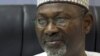Independent National Electoral Commission (INEC) Chairman Attahiru Jega displays the timetable for the 2011 general elections during a news conference in Nigeria's federal capital Abuja (File Photo).