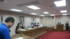 台湾立法院外交及国防委员会10月27号质询的情形(美国之音张永泰拍摄)