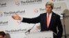 U.S. Secretary of State John Kerry says innovation and partnership in global health by the private sector are playing an increasingly important role in the fight against HIV, tuberculosis and malaria. (K. Connor/Getty Images for the Global Fund)