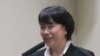 台湾文化部长龙应台(美国之音 张佩芝拍摄)