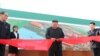 North Korean leader Kim Jong Un attends the completion of a fertilizer plant, together with his younger sister Kim Yo Jong, in a region north of the capital, Pyongyang, in this image released by North Korea's Korean Central News Agency on May 2, 2020.
