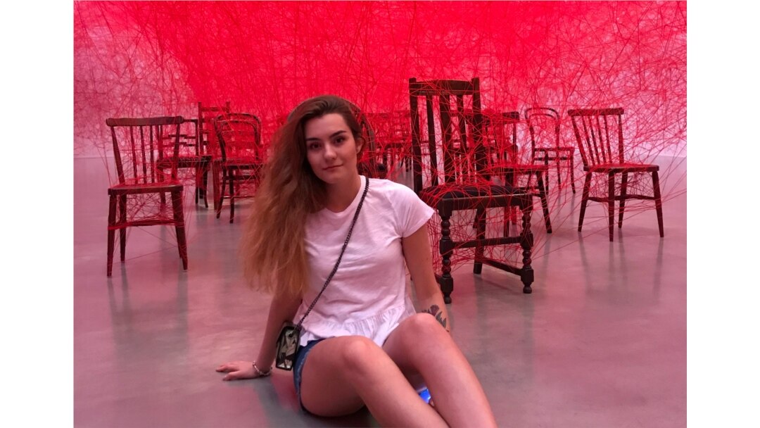 Arhiva - Studentkinja Sofija Sapega na fotografiji iz 2019. godine