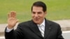 L'ancien président Tunisien, Ben Ali, lors d'un rassemblement politique en octobre 2009.