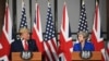 លោក Trump ជួប​ពិភាក្សា​ជាមួយ​អ្នកស្រី Theresa May អំពី​ពាណិជ្ជកម្ម