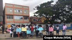 Manifestaçãode estudantes em Luanda contra "gasosa"