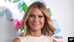 Gwyneth Paltrow tiba di acara Kaleidoscope 5: LIGHT di Culver City, California. (Foto: AP)