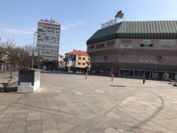Prazne ulice u Banjaluci za vrijeme pandemije