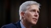 Supreme Court Justice nominee Neil Gorsuch testifies on Capitol Hill in Washington, March 21, 2017, at his confirmation hearing before the Senate Judiciary Committee. 