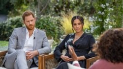 Entrevista gravada dos duques de Sussex com Oprah Winfrey (Foto: Harpo Productions/Joe Pugliese via REUTERS)