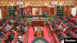 Wabunge wa kenya wakiwa katika kikao cha bunge
