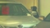 Toyota vehicles in a showroom