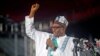 Presidential aspirant and former Nigerian military ruler Muhammadu Buhari speaks as he presents his manifesto at All Progressives Congress party convention in Lagos, Dec. 11, 2014.