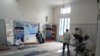 A Muslim scholar holds services and teaches online as worshippers connect from home during the coronavirus lockdown, April 19, 2020. (Timothy Obiezu/VOA)