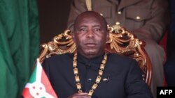 Evariste Ndayishimiye, président du Burundi, lors de sa prestation de serment au stade Ingoma à Gitega, Burundi, le 18 juin 2020. (Photo AFP)