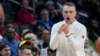 Darko Rajaković tokom utakmice protiv Vizardsa u Vašingtonu, 27. decembra 2023. (Foto: AP/Alex Brandon)