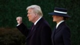 Президент Дональд Трамп и первая леди Мелания Трамп. 20 января 2025 г. 