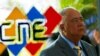 El jefe del Consejo Nacional Electoral (CNE) de Venezuela, Elvis Hidrobo Amoroso, en Caracas, Venezuela, el 16 de abril de 2024. 