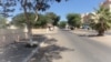 Uma rua da cidade do Namibe