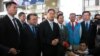 中国国台办主任张志军23日抵达金门参加夏张会（夏张会媒体群组提供）