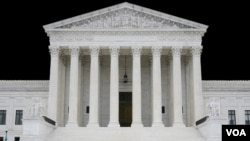 FILE - The U.S. Supreme Court building in Washington.