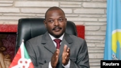 Aliyekuwa rais wa Burundi Pierre Nkurunziza.