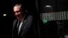U.S. Secretary of State Mike Pompeo leaves after a meeting at the Europa building in Brussels, Belgium, May 13, 2019.