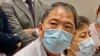 香港前民主黨主席胡志偉。（美國之音湯惠芸攝）