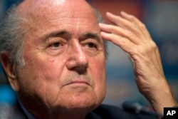 Presidente da FIFA Sepp Blatter