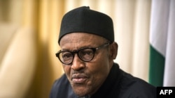 Nigerian president Muhammadu Buhari, June 14, 2015. 